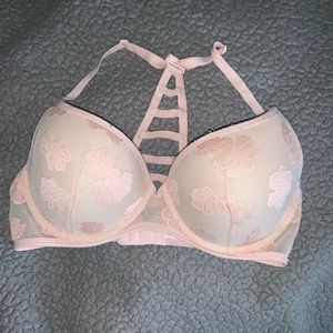 VS Pink lightly lined pink bra/bralette